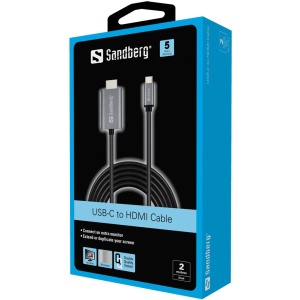 Kabl Sandberg USB C - HDMI 4K 136-21 - Img 2