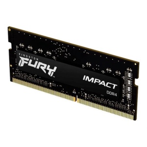 Kingston DDR4 16GB (2x8GB) SO-DIMM 3200MT/s [FURY IMPACT], Non-ECC Unbuffered, CL20 1.2V, 260-pin 1Rx8, Memory Kit KF432S20IBK2/16