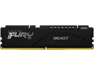 KINGSTON DIMM DDR5 16GB 5600MT/s KF556C40BB-16 Fury Beast Black XMP - Img 1