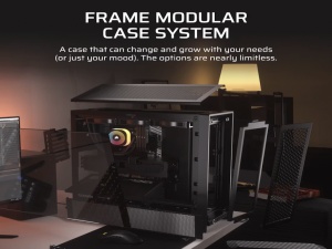 Kucište CORSAIR FRAME 4000D Mid-Tower/ATX/kaljeno staklo/bez napajanja/crna - Img 2