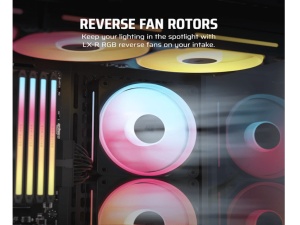 Kuler za PC CORSAIR iCUE LINK LX120-R/RGB/120mm/triple fan kit/crna - Img 4