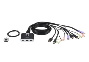 KVM Switch Aten CS692 2-Port USB/3xHDMI/6xUSB/3xAudio - Img 1