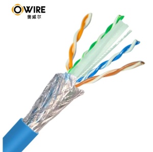LAN SFTP kabl OWIRE Cat6 Solid/CCA/0,56mm/Plavi/305m - Img 3