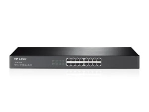 LAN Switch TP-LINK TL-SF1016 10/100 16port Rackmount - Img 2