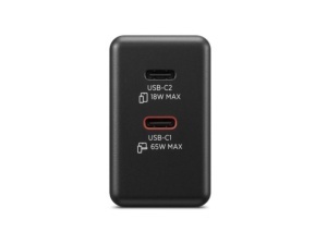 Lenovo Dual USB-C 65W GaN punjac crni (1.5m)