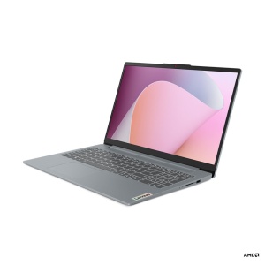 Lenovo IdeaPad Slim 3 15AMN8 (Arctic Grey) 4-Core Ryzen 5 40 4.3GHz/6MB 8GB DDR5 512GB-SSD 15.6" FHD (1920x1080) AG 720p Radeon-610M Graphics WiFi6 HDMI SD BT5.2 TPM2.0 USB-C/DP NumPad 47Wh 1.62kg DOS NO PWR ADP 3YW 82XQ01DEYA