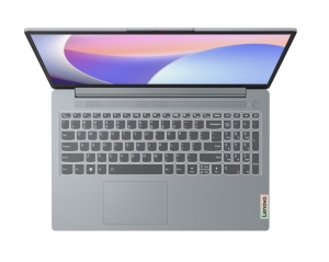 Lenovo IdeaPad Slim 3 15IRU8 (Arctic Grey) 6-Core i3-1315U 4.5GHz/10MB 8GB DDR5 512GB-SSD-NVMe 15.6" FHD (1920x1080) AG 720p UHD-Graphics WiFi-AC HDMI SD-Rdr BT5.1 TPM USB-C/DP NumPad 47Wh 1.55kg DOS 82X700GFYA - Img 3