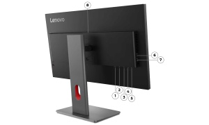 Lenovo Think 27.0" ThinkVision P27Q-40 QHD (2560x1440) IPS AG, 16:9, 1500:1, 350 cd/m2, 6ms (4ms extreme mode), 178° / 178°, Refresh 24Hz - 120Hz, 1x HDMI 2.1, 2x DP 1.4, USB hub, Daisy chaining, Tilt, Swivel, Pivot, Height Adjust, VESA 64A7GAT6EU