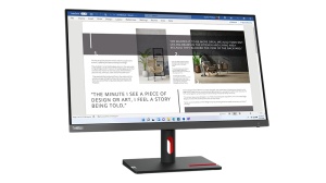 Lenovo Think 27.0" ThinkVision S27i-30 (H23270FS0) 1920x1080 Wide 16:9 LED IPS AG, 1300:1, 6ms (4ms extreme mode), 300cd/m², 178/178, 1x VGA, 2x HDMI, Black, Tilt, VESA 100x100, 3YW 63DFKAT4EU