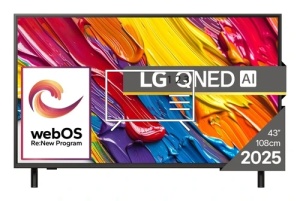 LG LG 43'' (107 cm) 4K HDR Smart QNED TV, 2025 43QNED84A3C