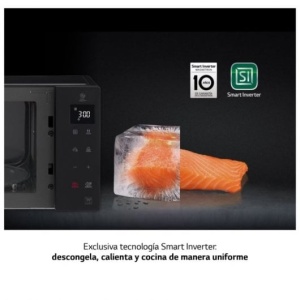 LG Mikrotalasna rerna sa grilom, 25 l, Električna snaga: 1150W, Gril: 900W, Kontrole: Na dodir, Veličina tanjira: 292 mm, Boja: Crna MH6535GIS