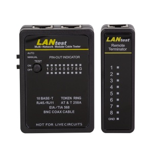 LogiLink Cable Tester RJ45/RJ11/RJ12 i BNC - Img 3