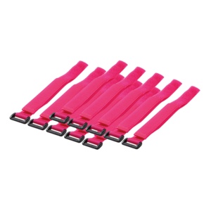 Logilink čičak trakice za vezivanje kablova 500x20mm, 10kom, pink
