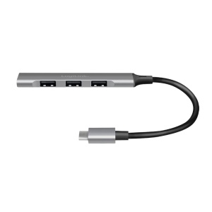 Logilink HUB type C ultra slim, 4 x USB-A, aluminimum - Img 3