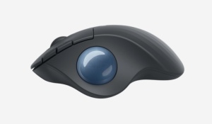 Logitech Ergo M575s Wireless Trackball Mouse, White Blue Ball - Img 3