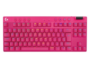 Logitech G PRO X TKL Lightspeed Gaming Keyboard, Pink, US, BT Tactile
