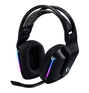 Logitech G733 Lightspeed Wireless RGB Gaming Headset, Black * - Img 1