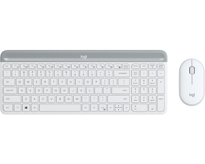 LOGITECH MK470 Wireless Desktop US bela tastatura + miš *