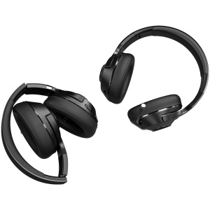 LORGAR Noah 500, Wireless Gaming headset with microphone, JL7006, BT 5.3, battery life up to 58 h (1000mAh), USB (C) charging cable (0.8m), 3.5 mm AUX cable (1.5m), size: 195*185*80mm, 0.24kg, black LRG-GHS500 - Img 4