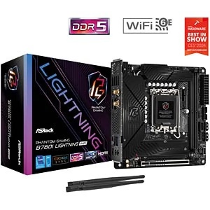 MB s1700 ASRock B760I Lightning WiFi D5 - Img 3