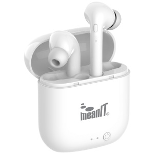 MeanIT Bežične stereo slušalice, Bluetooth v5.0, bele - TWS B50 - Img 3
