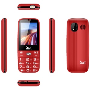 MeanIT Mobilni telefon, 2,4" ekran, Dual SIM, BT, SOS dugme - SENIOR 15, Crveni - Img 3