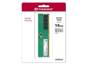 Memorija TRANSCEND 16GB/DIMM/DDR5/5600MHz/CL46/crna