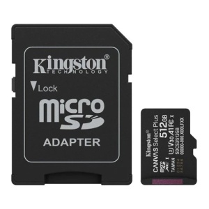 Micro SD Card 512GB Kingston + SD adapter SDCS3/512GB class 10 - Img 1