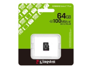 Micro SD Kingston 64GB Canvas Select Plus SDCS3/64GBSP bez adaptera * - Img 2