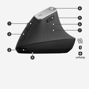 Miš Logitech MX Vertical Advanced Ergonomic, 910-005448 - Img 3
