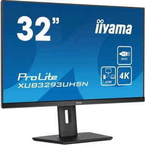 Monitor 31.5" Iiyama XUB3293UHSN-B5 IPS 3840x2160/60Hz/4ms/HDMI/DP/USB/RJ45/zvuč - Img 5