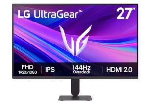 Monitor LG 27G411A-B 27"/IPS/1920x1080/144Hz/5ms GTG/HDMI,DP/G-sync/VESA/crna - Img 2