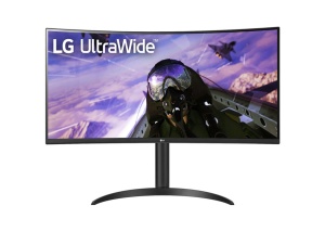 Monitor LG 34WP65CP-B 34"/VA,zakrivljen,21:9/3440x1440 /160Hz/1ms MBR/HDMIx2,DP/Freesync/visina - Img 3