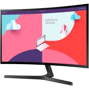 Monitor Samsung S24C366EAU 61cm/24inca (1920x1080) Curved 16:9 4ms 75Hz HDMI VGA VESA Full HD Black - Img 2