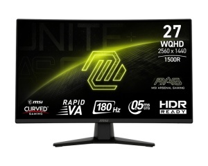MSI 27 inča MAG 274CQF WQHD 2560x1440 180 Hz zakrivljeni gaming monitor - Img 2
