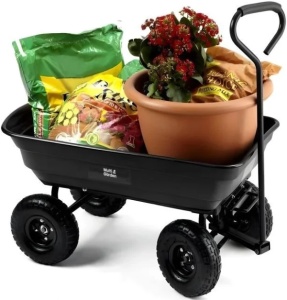 MultiGarden Baštenska transportna kiperska kolica, nosivosti do 200kg,kapacitet 75l - Img 4