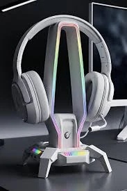 Nosač za slušalice Rampage RM-H27 RGB beli 42763 - Img 2