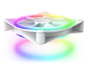 NZXT F120 RGB Duo 120mm ventilator beli (RF-D12SF-W1) - Img 1
