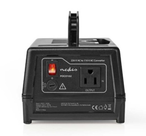 POCO102 Konvertor snage, 230V AC 50Hz, 270W, Euro, Black Omogucava upotrebu opreme iz SAD u Evropi - Img 8