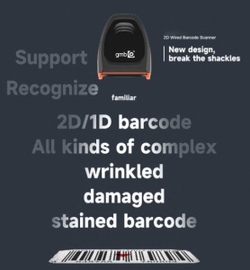 POS-BS4208S GMB 2d/OCR CMOS barcode scanner, barkod skener, 1MP, wired USB - Img 3