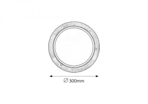 Rabalux Plafonjera Ufo E27 1x MAX 60W hrast (5417) - Img 2