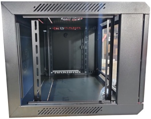 Rek orman 6U 19inca, WS1-6406 wall mount cabinet 600x450mm 238 - Img 2