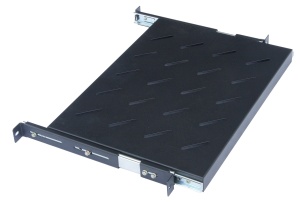 Safewell polica 19" 1U za dubinu 450 mm, izvlačiva, 483*350*43 mm