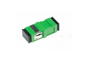 SC-APC / SC-APC singlemode simplex fiber adapter, APC (angle-polished connectors) *