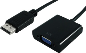 Secomp Cableadapter, DP M - VGA F
