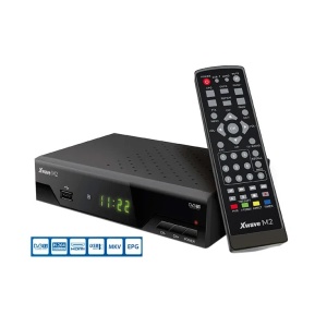 Set Top BOX Xwave M2 DVB-T2 LED/scart/HDMI/RF in-out/USB/media player/metalno kućište - Img 2