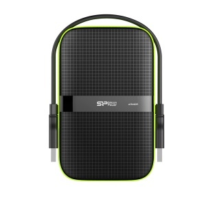 Silicon Power Portable HDD 4TB, Armor A60, USB 3.2 Gen.1, Black SP040TBPHDA60S3K