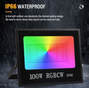 SMART LED REFLEKTOR 100W 10000lm 4000K CRNI - Img 2