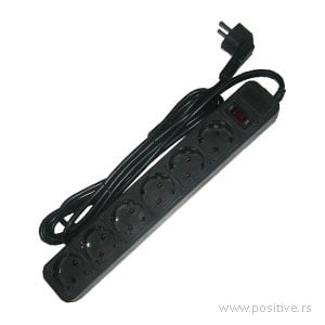 SPG6-B-15 PRODUZNI KABL SA ZASTITOM 6 UTICNICA 4,5 METRA(3x1.0mm) CRNI - Img 2