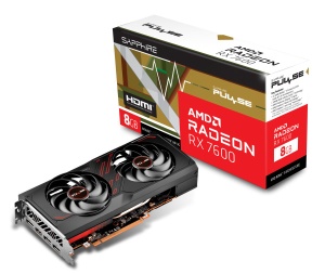 SVGA Sapphire Radeon RX 7600 Gaming OC Pulse 8GB GDDR6, 11324-01-20G - Img 5